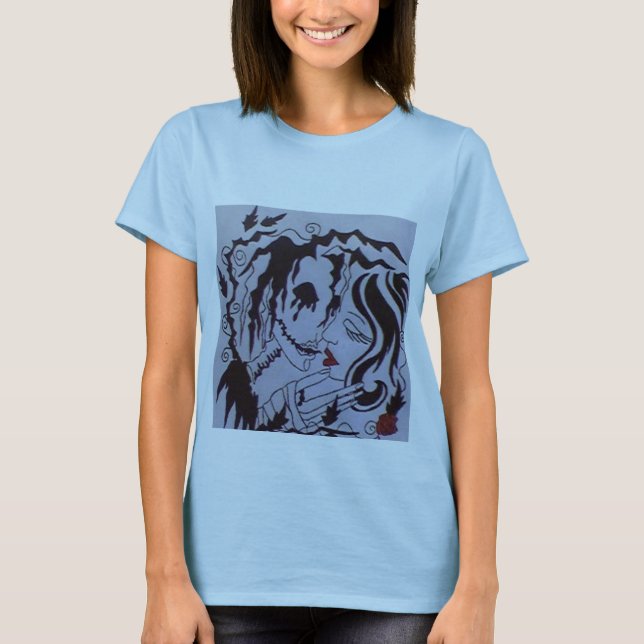 Camiseta Besos esqueléticos (Anverso)