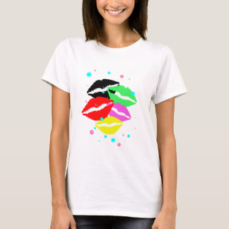 Camiseta Besos femeninos