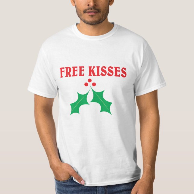 Camiseta Besos gratis bajo la pimletona (Anverso)