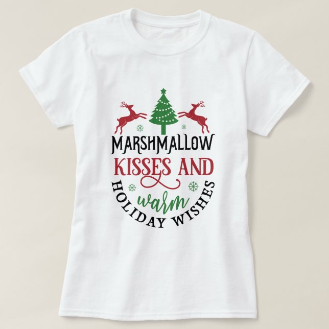 Camiseta Besos malvados y cálido deseo de vacaciones (Diseño del anverso)