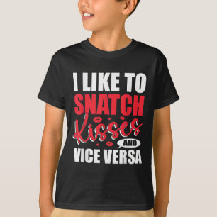 Camiseta Besos y besos; sayin adulto gracioso de viceversa