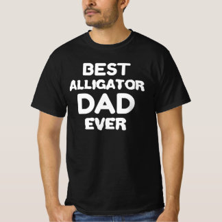 Camiseta Best Alligator Dad Ever