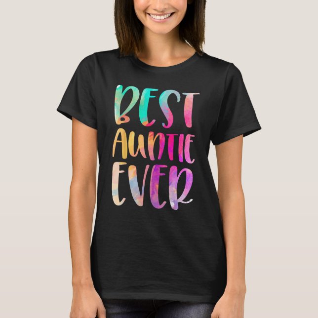 Camiseta Best Auntie Ever Mother s Day (Anverso)