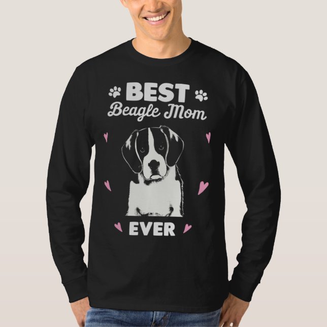 Camiseta Best Beagle Mom Beagle Dog Love (Anverso)