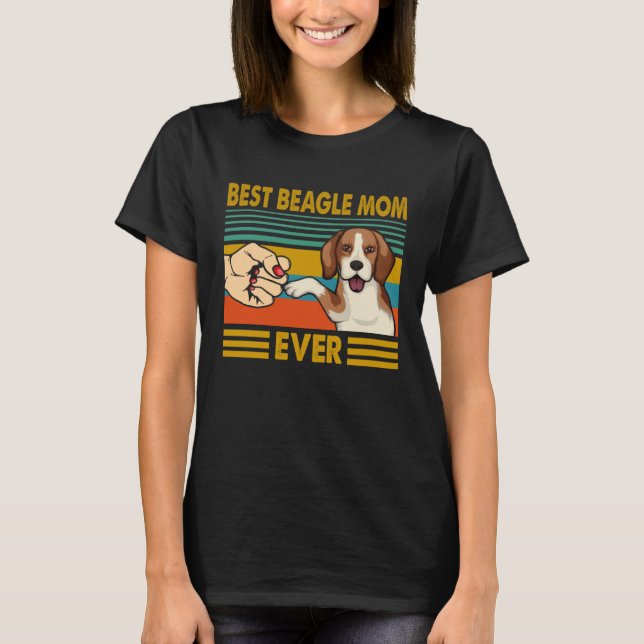 Camiseta Best Beagle Mom Ever (Anverso)