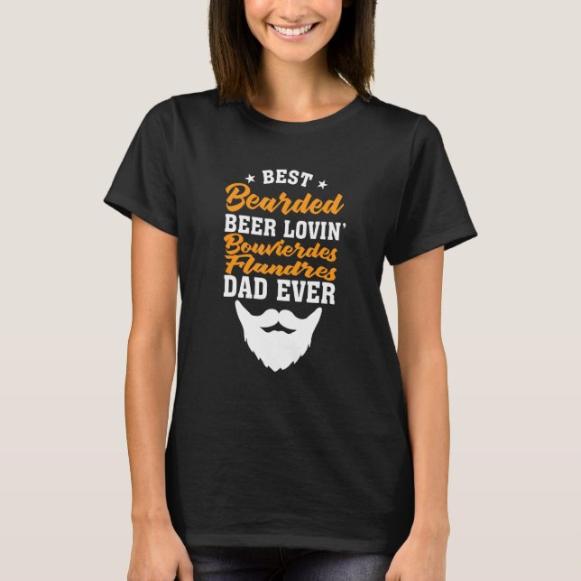 Camiseta Best Bearded Beer Lovin' Pembroke Welsh Corgi Dad (Anverso)