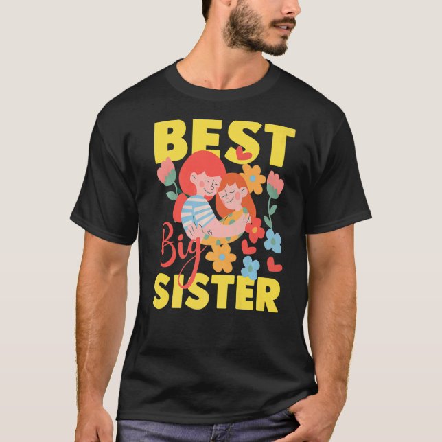Camiseta Best Big Sister (Anverso)