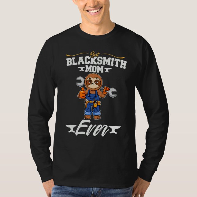 Camiseta Best Blacksmith Mom Ever Metal Work Forge Hammer_4 (Anverso)