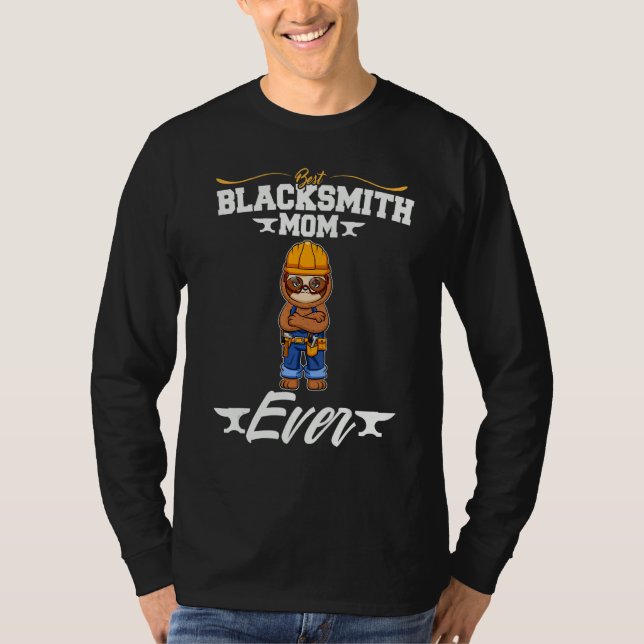 Camiseta Best Blacksmith Mom Ever Metal Work Forge Hammer_8 (Anverso)