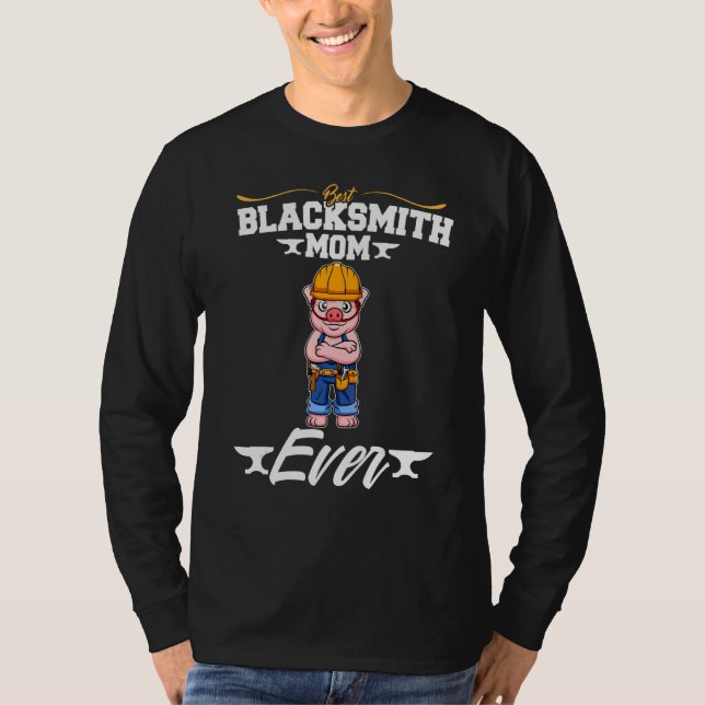 Camiseta Best Blacksmith Mom Ever Metal Work Forge Hammer_9 (Anverso)