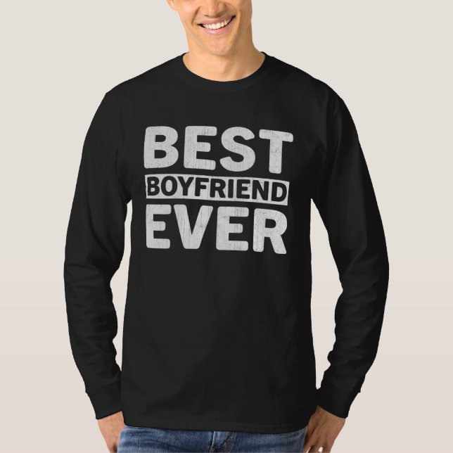 Camiseta Best Boyfriend Ever  Valentines Day Boyfriend (Anverso)