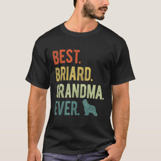 Camiseta Best Briard Grandma Ever Dog Mother s Day