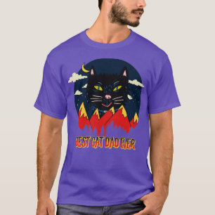 Camiseta Best cat dad ever