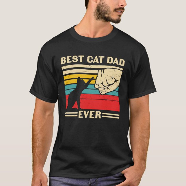 Camiseta Best Cat Dad Ever   Cute Cat Owner Cat  Cat Daddy (Anverso)