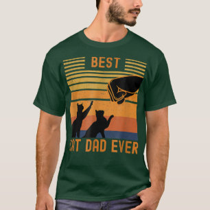 Camiseta Best Cat Dad Ever Fist Bump For Fur Daddies Father