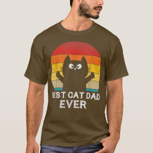 Camiseta Best Cat Dad Ever Funny Cat For Men