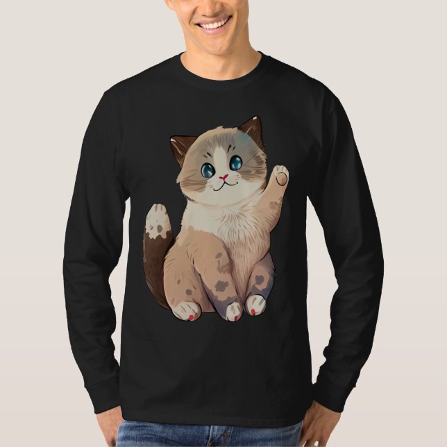 Camiseta Best Cat Mom And Cat Dad  4 (Anverso)