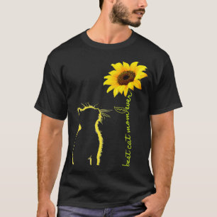 Camiseta Best Cat Mom Ever Sunflower Mother's Day Gifts For
