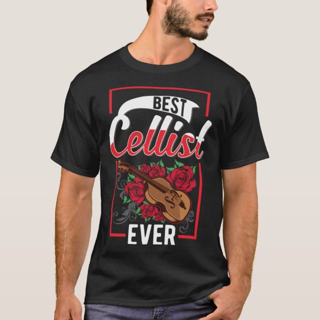 Camiseta Best Cellist Ever Cello (Anverso)