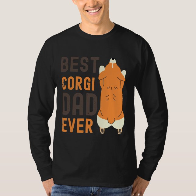 Camiseta Best Corgi Dad Ever  1169 (Anverso)