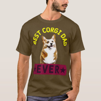 Camiseta Best Corgi DadDog Lover Owner