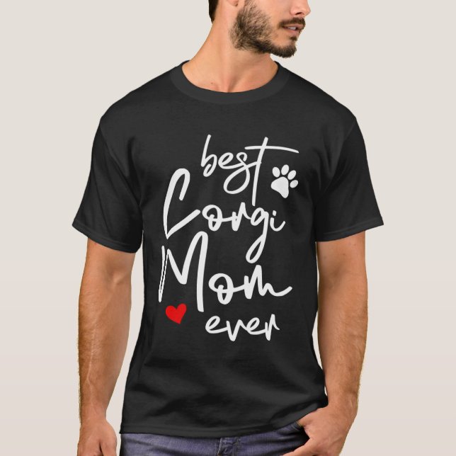 Camiseta Best Corgi Mom Ever (Anverso)