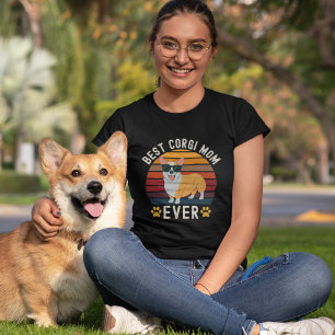 Camiseta Best Corgi Mom Ever Funny Corgi Lovers