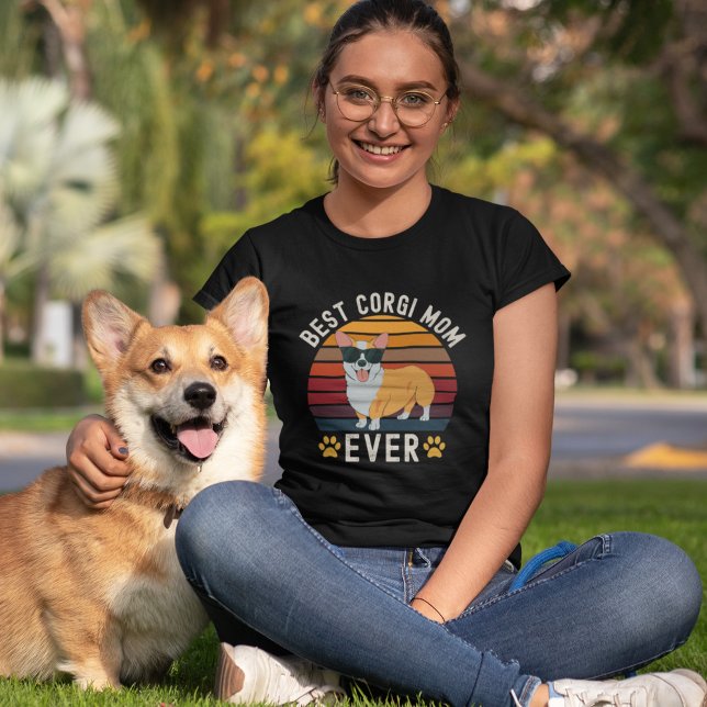 Camiseta Best Corgi Mom Ever Funny Corgi Lovers (Subido por el creador)