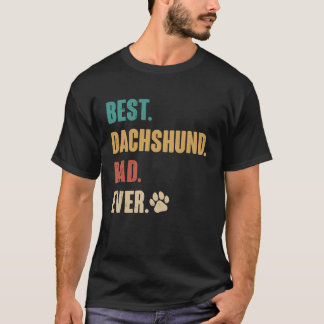Camiseta Best Dachshund Dad   Dachshund Dog