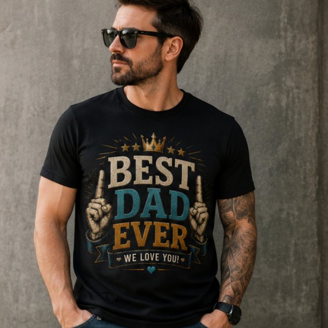 Camiseta Best dad ever funny shirt for dad (Subido por el creador)