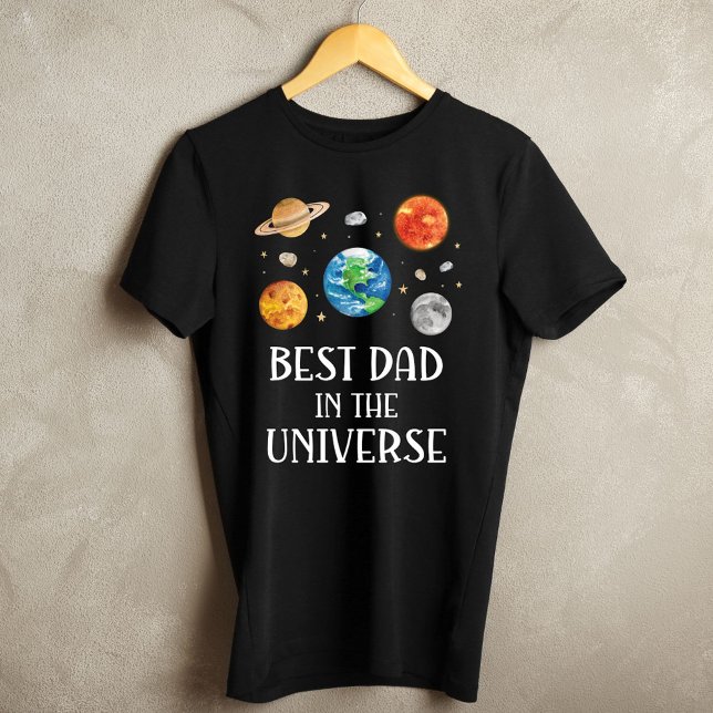 Camiseta Best Dad in The Universe Funny Quote Fathers Day  (Subido por el creador)