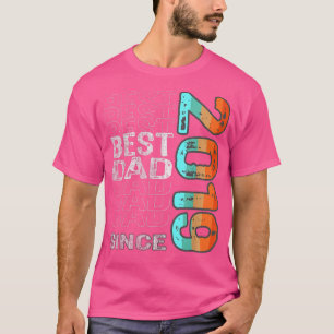Camiseta Best Dad Since 2019 for the best dad in the world