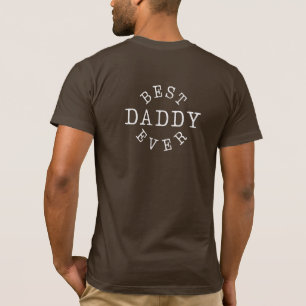 Camiseta Best Daddy Ever with Photo