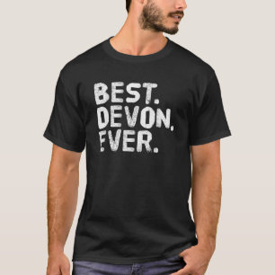 Camiseta BEST DEVON EVENTUALMENTE DIVERTIDO Chiste de nombr