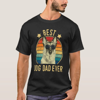 Camiseta Best Dog Dad Ever Belgian Malinois Fathers Day