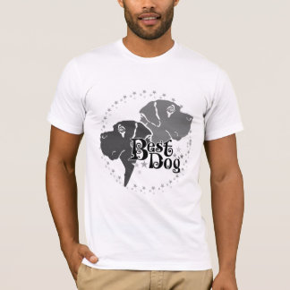 Camiseta “Best Dog " dobla impreso