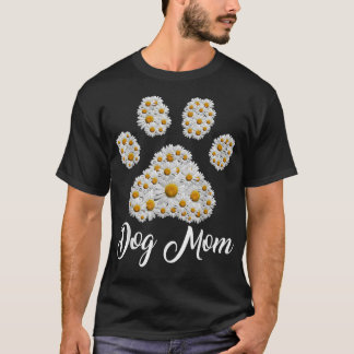 Camiseta Best Dog Mom Ever Daisy Dog Paw Mother's Day 