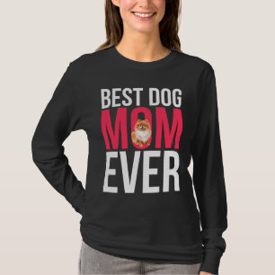Camiseta Best Dog Mom Ever Pomeranian Mom Active