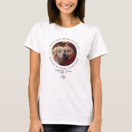 Camiseta Best Dog Mom in Texas Personalized Photo