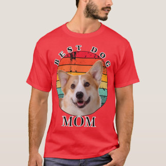 Camiseta Best Dog Mom Pembroke Welsh Corgi 