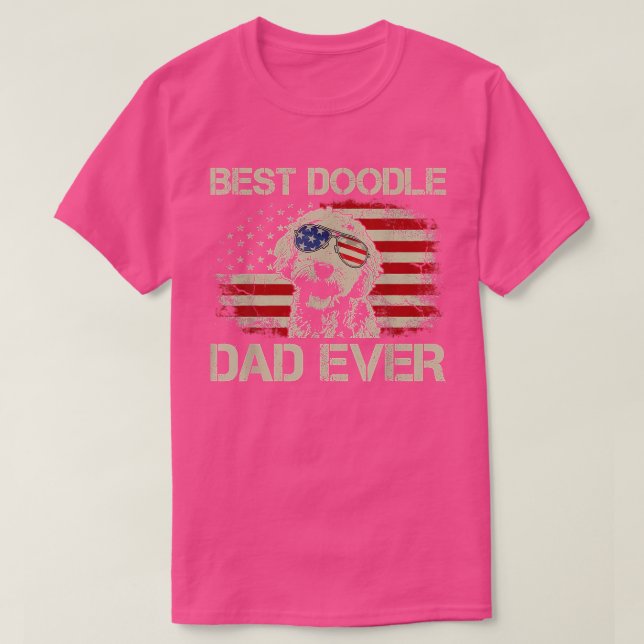 Camiseta Best Doodle Dad Ever TShirt (Diseño del anverso)
