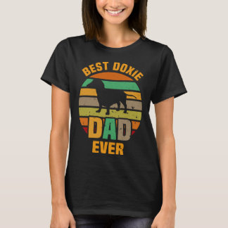 Camiseta Best Doxie Dad Ever Retro Vintage Dog