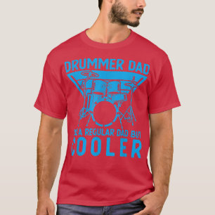 Camiseta Best Drummer Dad Art For Men Father Music Drums Se