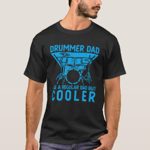 Camiseta Best Drummer Dad Art For Men Father Music Drums Se