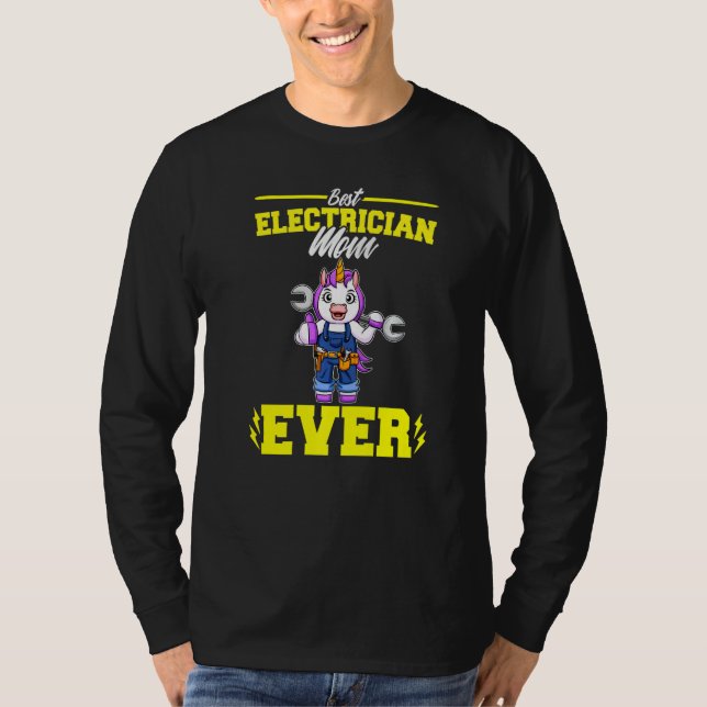 Camiseta Best Electrician Mom Ever Electronic Technician Pr (Anverso)