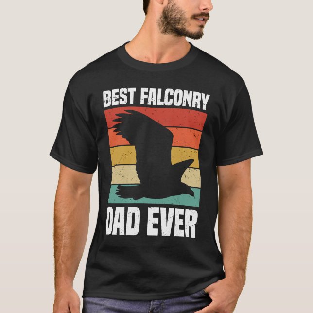 Camiseta Best Falconry Dad Ever (Anverso)
