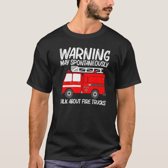 Camiseta Best Fire Truck For Men Women Fire Truck Firefight (Anverso)