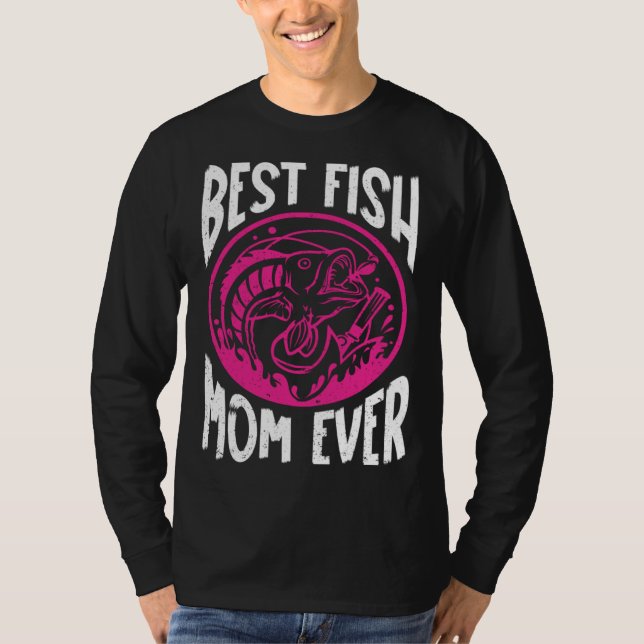 Camiseta Best Fish Mom Ever Aquarist Aquarium Saltwater Fis (Anverso)