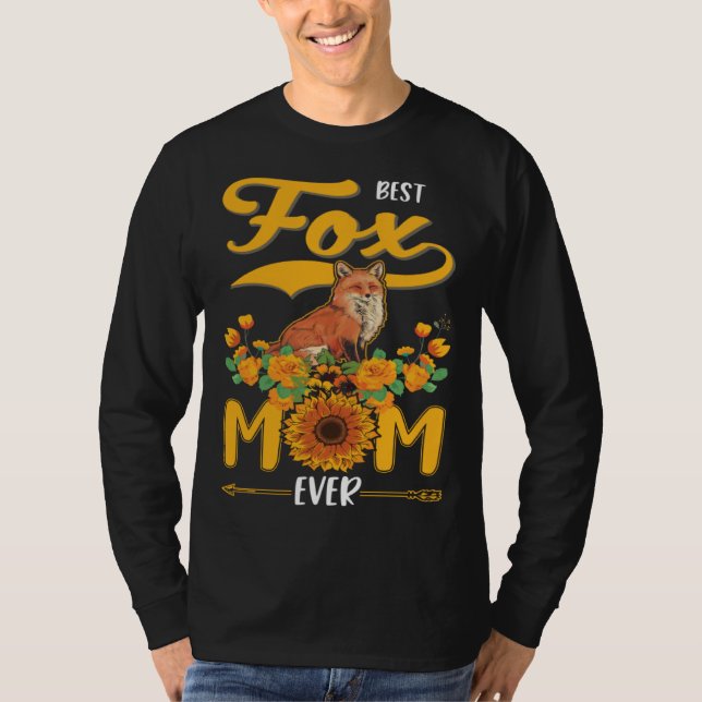Camiseta Best Fox Mom Ever (Anverso)