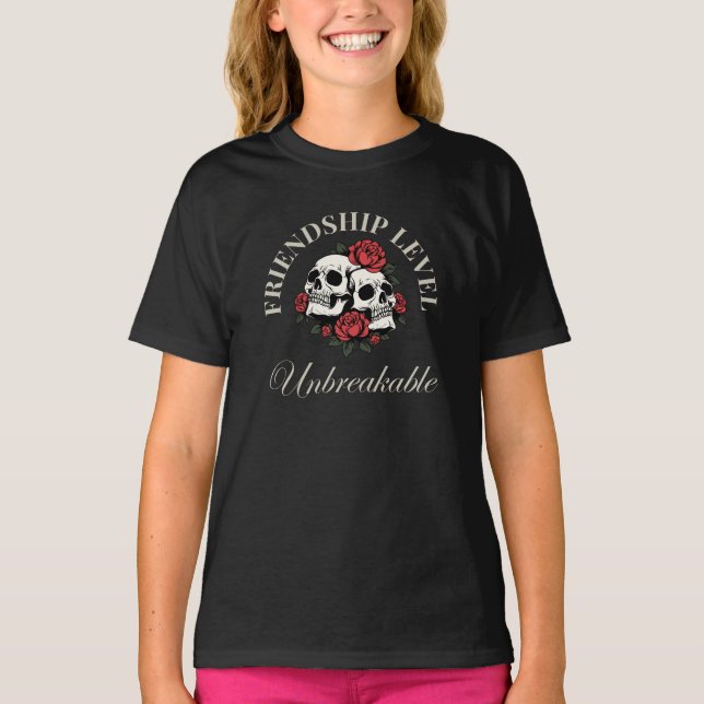 Camiseta Best Friend, Friendship Level: Unbreakable, friend (Anverso)